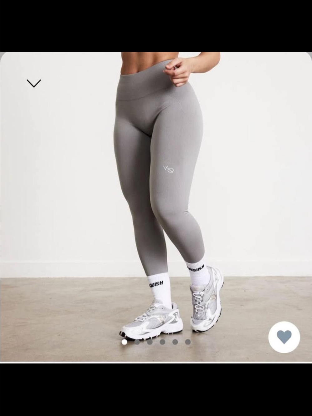 Seamless High-Waist Grey Leggings